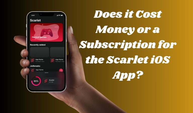 Does it Cost Money or a Subscription for the Scarlet iOS App?